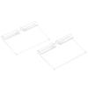 Plastic Label Holder Clip On Merchandise Sign Display Holder 50PCS Plastic Label Holders  Shop