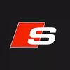 2/4PCS car door LED landing projection welcome lights for Audi Sline S3 S4 S5 S6 S7 S8 RS Gecko Quattro auto parts.