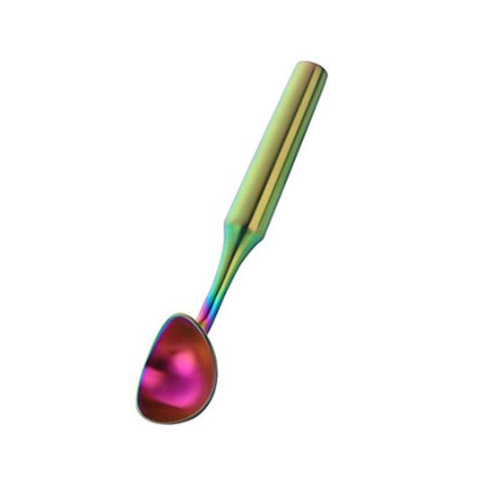 Yousheng 304 Stainless Steel Ice Cream Scoop, Non-Stick Fruit Ice Cream Scooper with Ergonomic Handle, Dessert Scoop for Hard Ice Cream Fruit Balls,