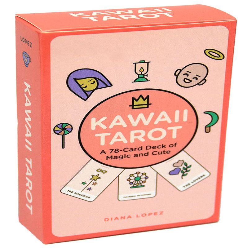 High-quality Tarot Card English Board Game Deck Featuring Kawaii Heaven Art