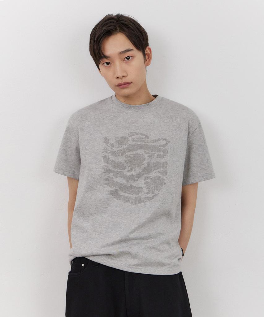 URBANSTOFF Crack Artwork Baby Tee (Melange)
