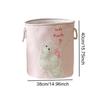 Cartoon Toys Storage Basket Space-Saving Dirty Clothes Basket Cute Laundry Hamper  Dormitory