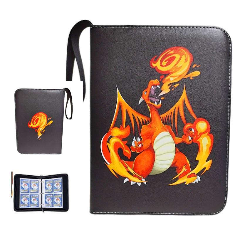 52 Style 400pcs Card Album 2x2 Loose-leaf Large Capacity Leather Anime Zipper Card Collection Photo Album