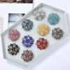 Vintage Flower Shape Brooch Pin Elegant Clothing Accessories Flower Brooch Gift for Women Girls Use