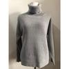 Women Solid Color High Neck Knit Sweater Autumn Winter Casual Fashion Pullover