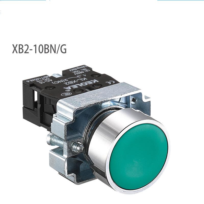 22mmMomentary Push Button Switch 10A 240V~3A Circular Small Size Flat Round Panel NC/NO XB2-BA31 XB2-BA42 ZB2-BE101C 102C
