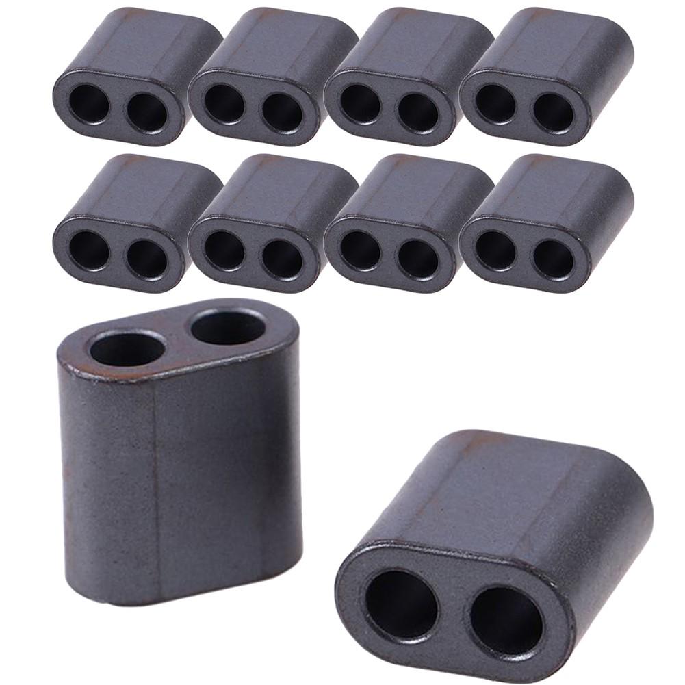 Ni Zn Ferrite Double Hole Magnetic Ring RID13.5X7.5X14-4 Filtering Magnetic Ring