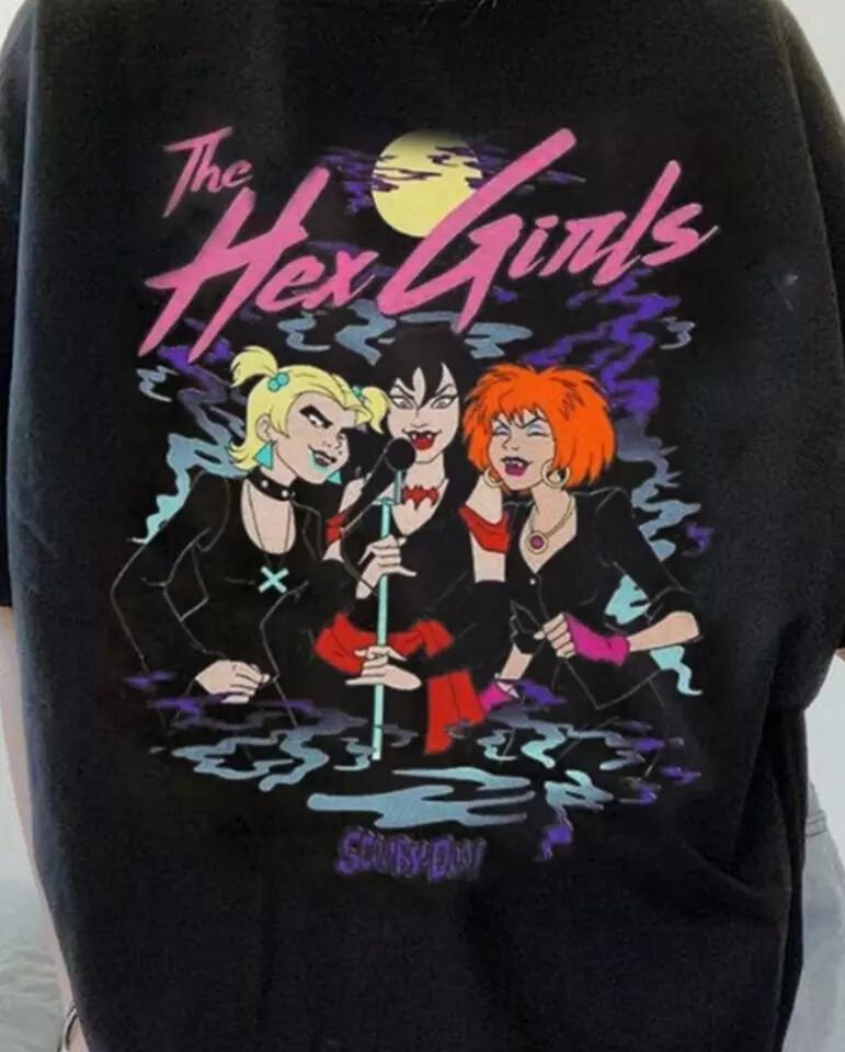 

HAPPY haloween The Hex Girls band BLACK T-shirt Tops Tee Unisex L