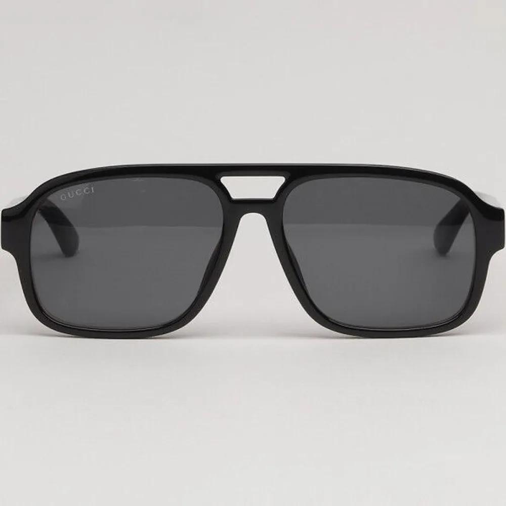 [Gucci] Sunglasses GG1342S 001 Black Double Bridge Fashion Men Women