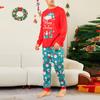 Christmas Parent Child Family Set Home Furnishings Christmas Pajamas Two Piece Set