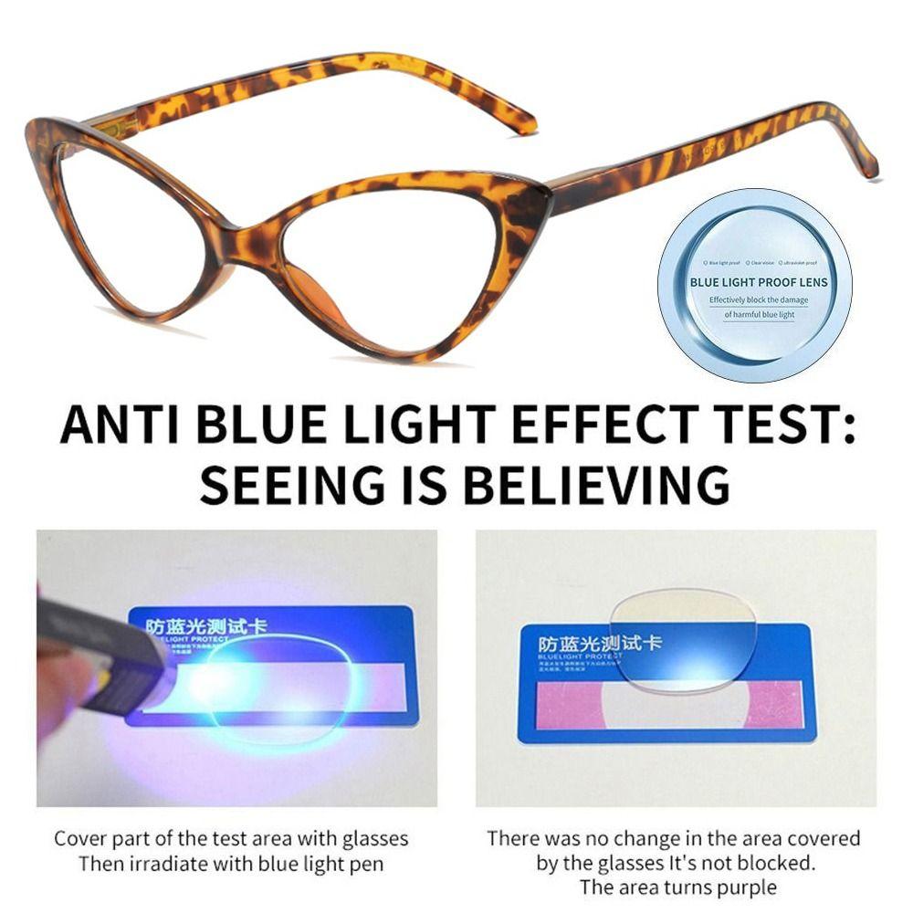 Cat Eye Anti-Blue Light Reading Glasses Eye Protection Ultralight Presbyopia Eyeglasses Optical Spectacle Hyperopia Eyewear