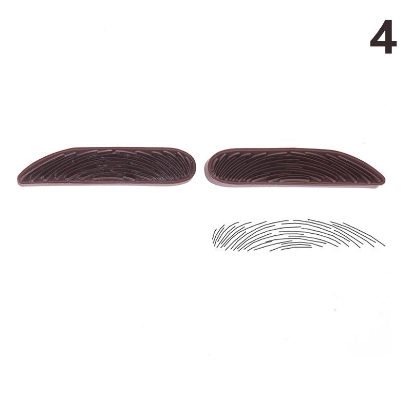 1 Par Iniciante Linha Prática Selo de Sobrancelha Estêncil de Sobrancelha Régua Carimbo de Posicionamento Ferramenta para Iniciantes Conjunto de Tatuagem de Sobrancelha Preguiçosa