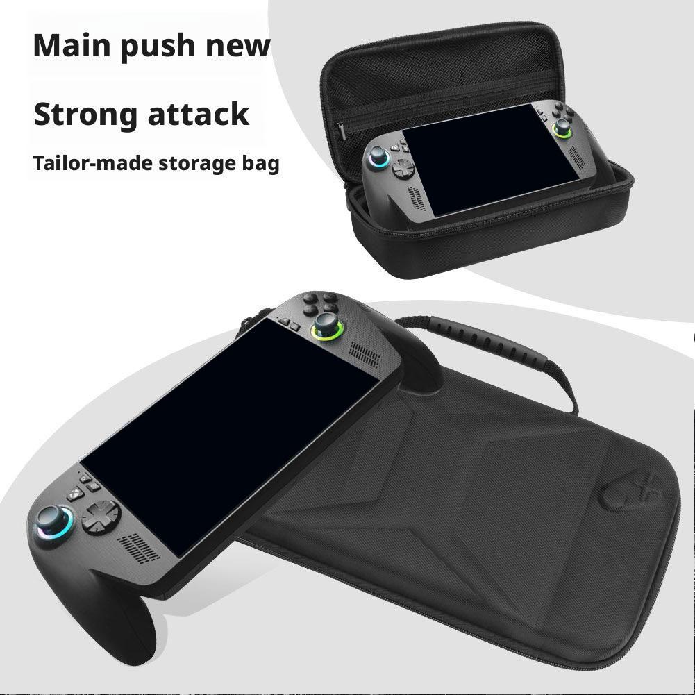 Für ROG Xbox Ally X Handheld-Aufbewahrungstasche Stoffmuster Anti-Drop Wasserdichte Tasche Hartschale Stoßfest