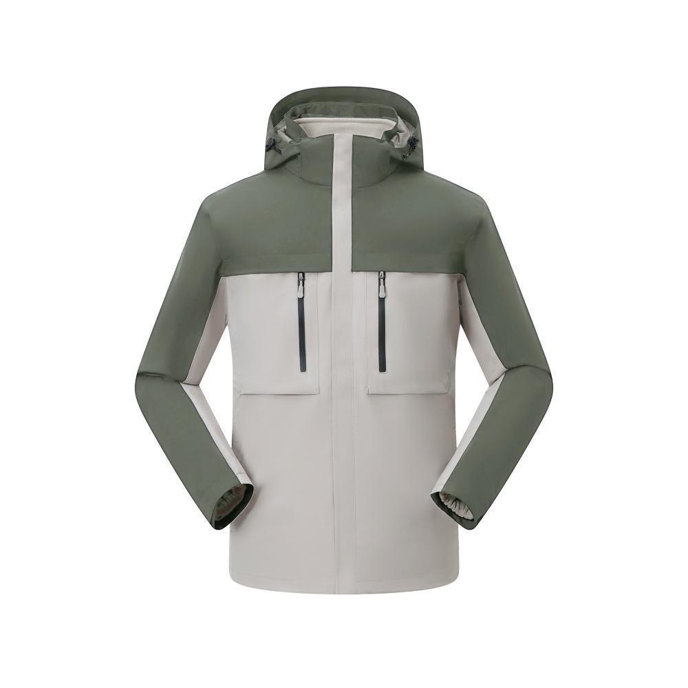 Au Li Rong Windproof Jacket: Customizable with Logo Embroidery, Detachable, Plus Velvet for Workwear
