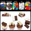 1 Piece Silicone Building Blocks Robot 3D DIY Mold Chocolate Tray Jelly Brownie Dessert Pastries Mould Cake Decoration Tool