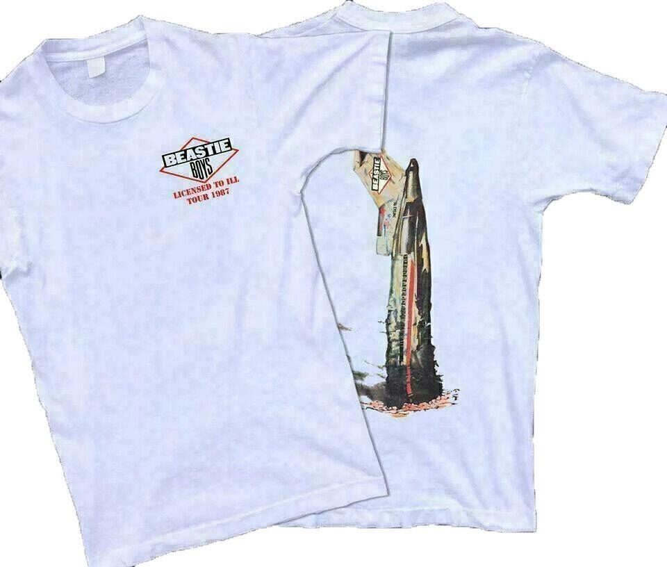 RARE BEASTIE BOYS LICENSED TO ILL TOUR 1987 T SHIRT S-5XL QA598 Unisex T-Shirt XXXL