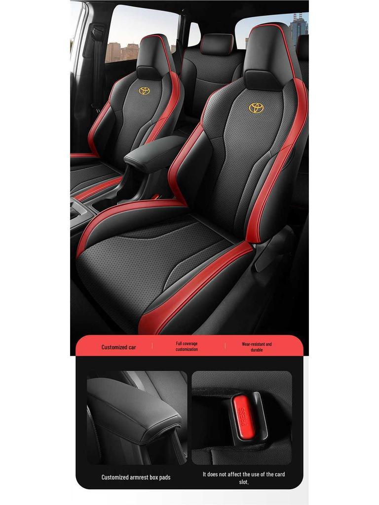 Universal All-Season Leather Seat Covers for 2026 Toyota RAV4