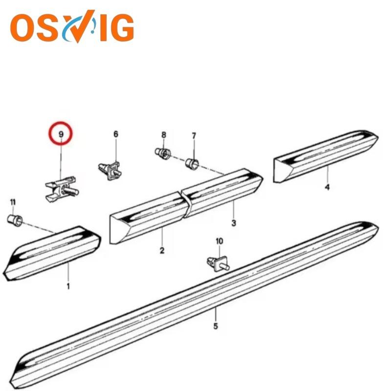 20PCS Door Trim Retaining Clips for BMW OE# 51131829904 51136440146