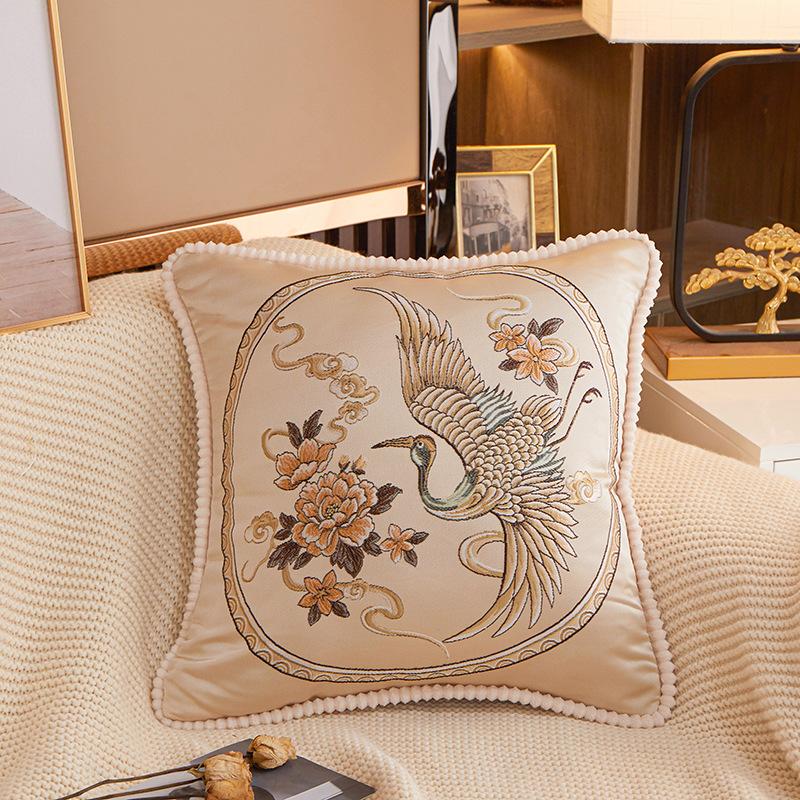 Jacquard High-precision Bedside Pillow and Backrest High-end Sofa Pillow for Side Sleeping