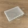 Clear PP 10x7x1.7 Rectangular Plastic Storage Box for Cards, Ornaments, and Small Tools
