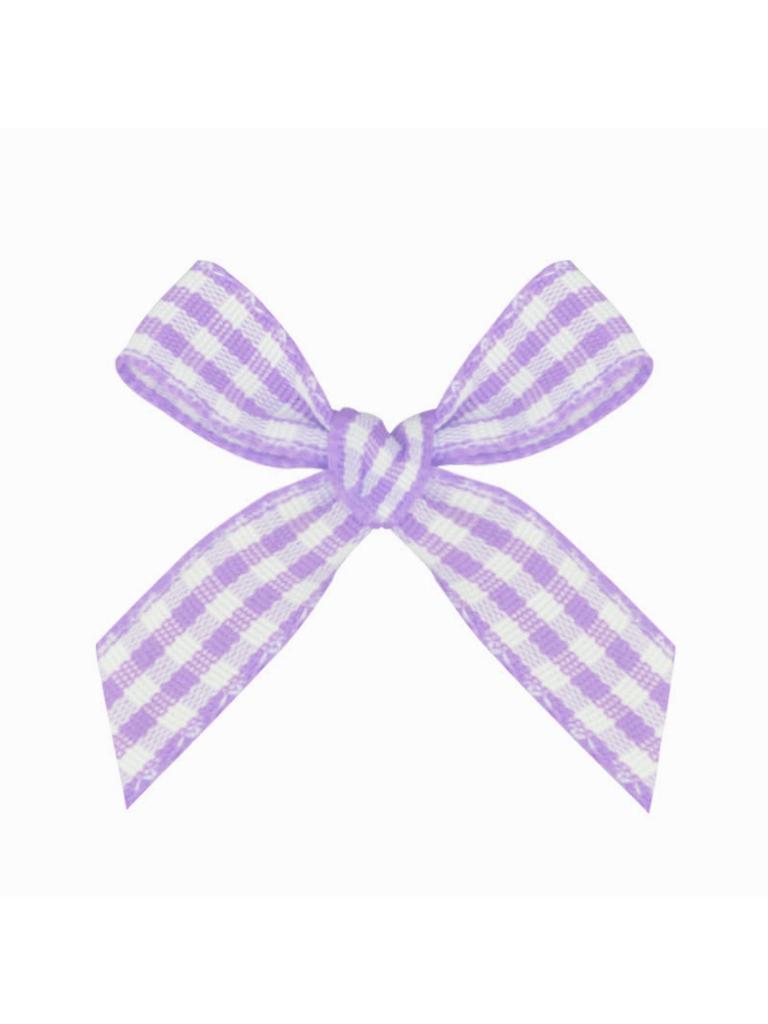 Girls' Plaid Bow Hairpin - Cute, Sweet Cloth Hair Accessory Clip