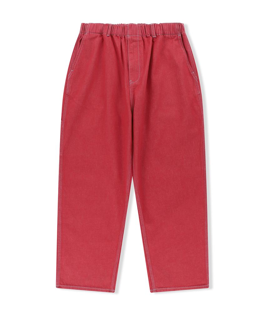 YESEYESEE Iconic Work Pants Red