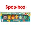 6pcs/set Pok  Mon Figures Pikachu Toys Model Charmander Psyduck Squirtle Jigglypuff Bulbasaur Kawaii Collect Dolls Kids Gift