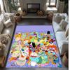 rugrats Printed Crystal Velvet Area Rug, Soft Anti-Slip Water Absorbent Floor Mat for Living Room Bedroom