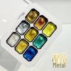 Nuovo Gel Pat Pat: Nove Griglie Nail Art Colore Solido Pittura Blush 2024 - Sfumato Saturo Gradiente, Non Richiede Lavaggio