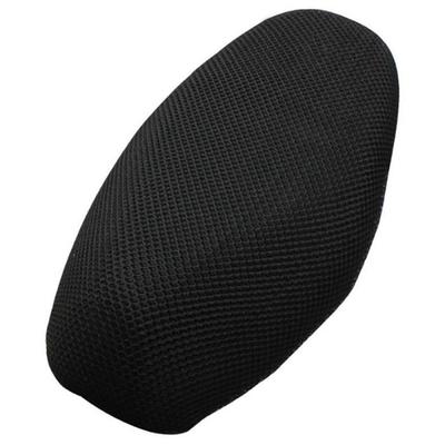 Funda de Asiento para Motocicleta Scooter Ciclomotor Asiento Antideslizante Acolchado Malla Espaciadora 3D Funda de Tela
