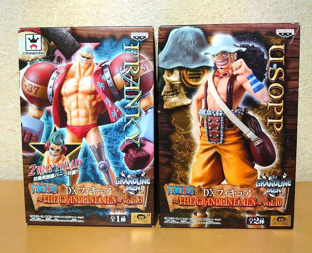 

[USED] One Piece Grandmen DX Franky Usopp Figure