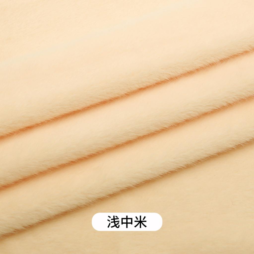 50x50cm 5mm Soft Breathable Elastic Faux Fur Fabric for Sewing Plush Toy Doll Scarf Hat Decorative Cloth Handmade DIY Fabrics