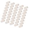 40pcs Fiber Pool Cue Ferrules White Billiard Cue Ferrules Pool Stick Tips  Pool Cue Repair