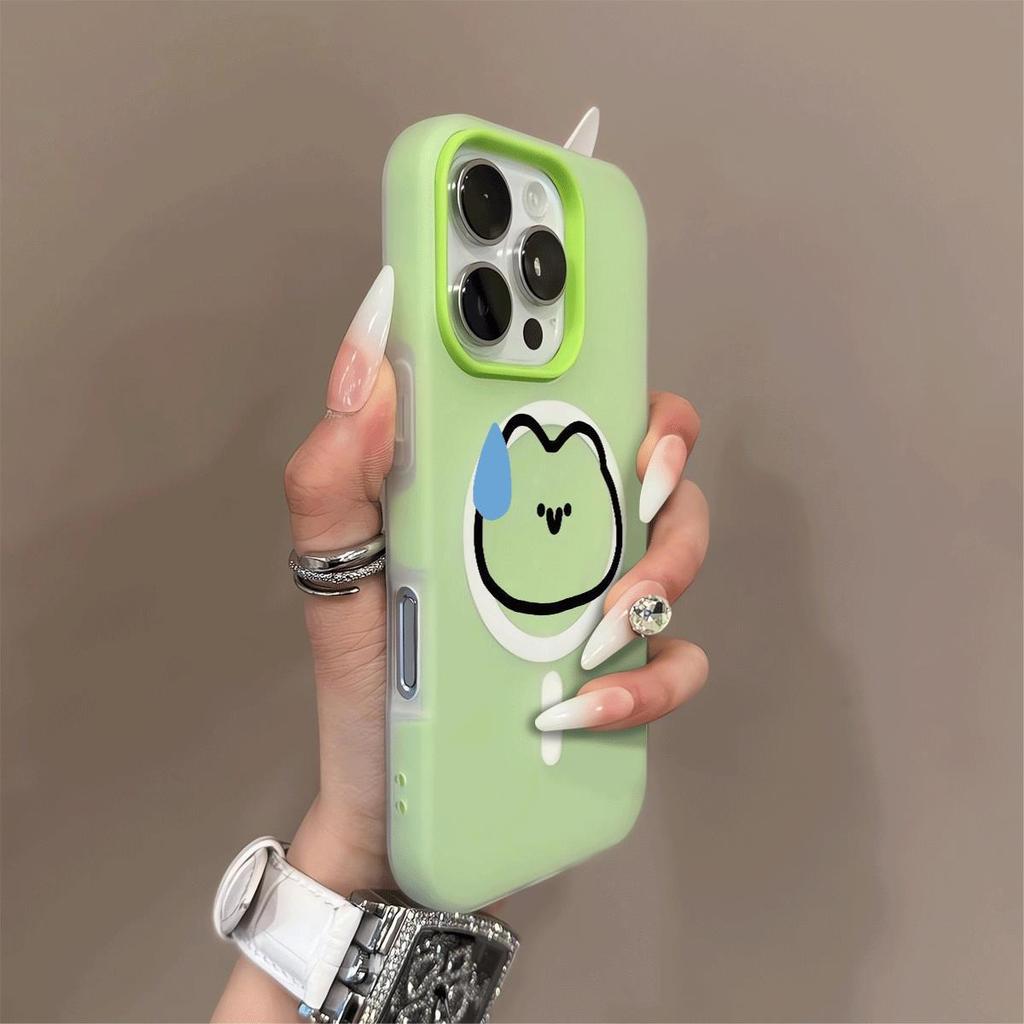 Magnetic Jelly 2-in-1 for Apple Phone Case New Wave TPU Personalized High-end Cartoon for Apple Phone Case