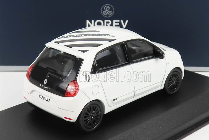 NOREV Renault Twingo Miniature Car 1/43 Renault TWINGO URBAN NIGHT 2021 (White)