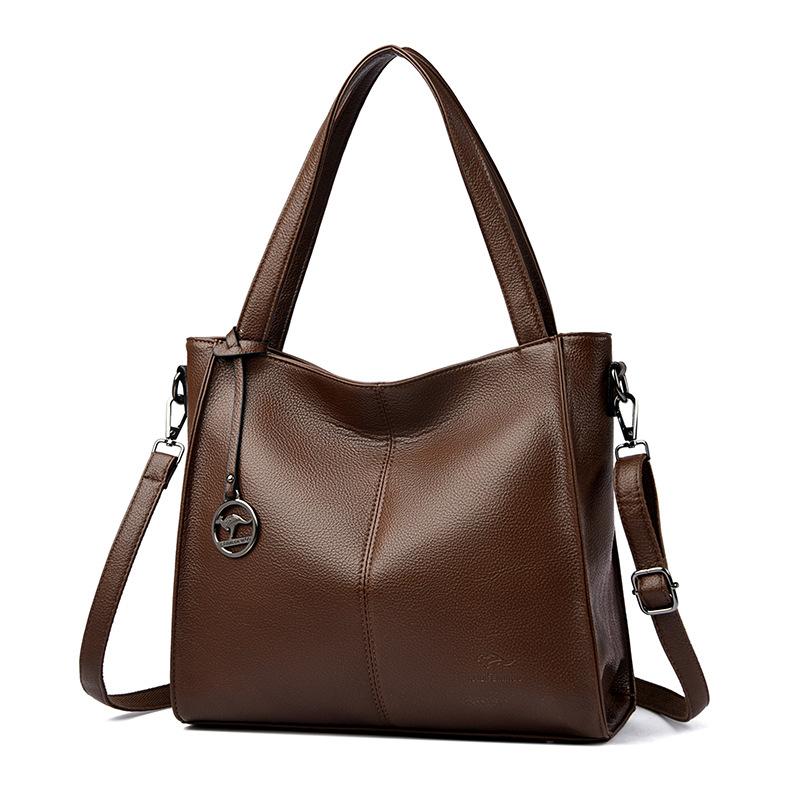 

Single-shoulder Bag, Women s Bag, Fashionable Tote Bag, Hand-held Crossbody Bag коричневий