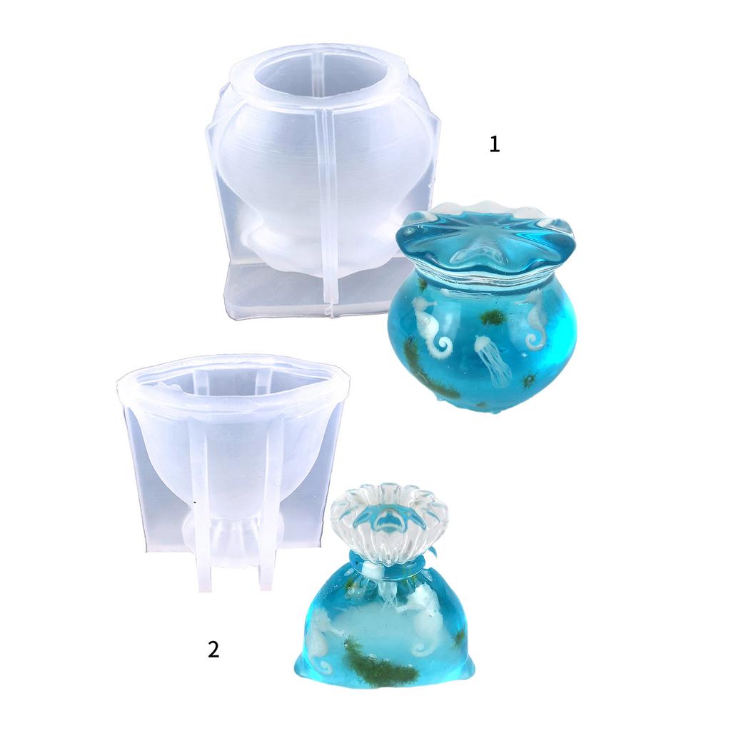 Crystal Silicone Mold DIY Crafts Molds Blessing Bag Shape Silicone Jewelry Part Moulds for DIY Jewelry Making and Crafts