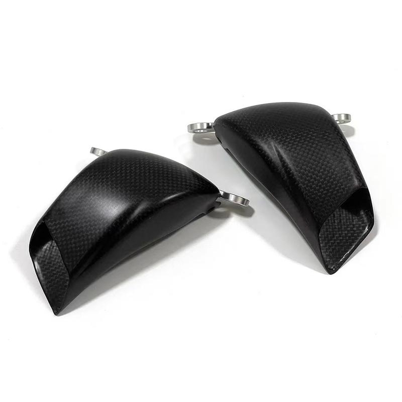 Carbon Fiber Motorcycle Front Brake Air Duct Caliper Radiator Cover For DUCATI PANIGALE V4 V2 V4S Streetfighter V4 V4S 2018-2023