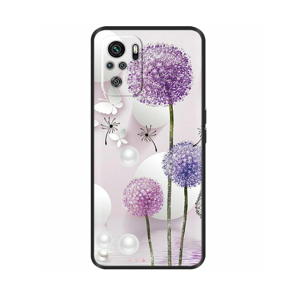 For Redmi Note 10 Case Note 10s Cute Soft TPU Protector Silicone Cover For Xiaomi Redmi Note 10 Pro Lightweight Shockproof Cases