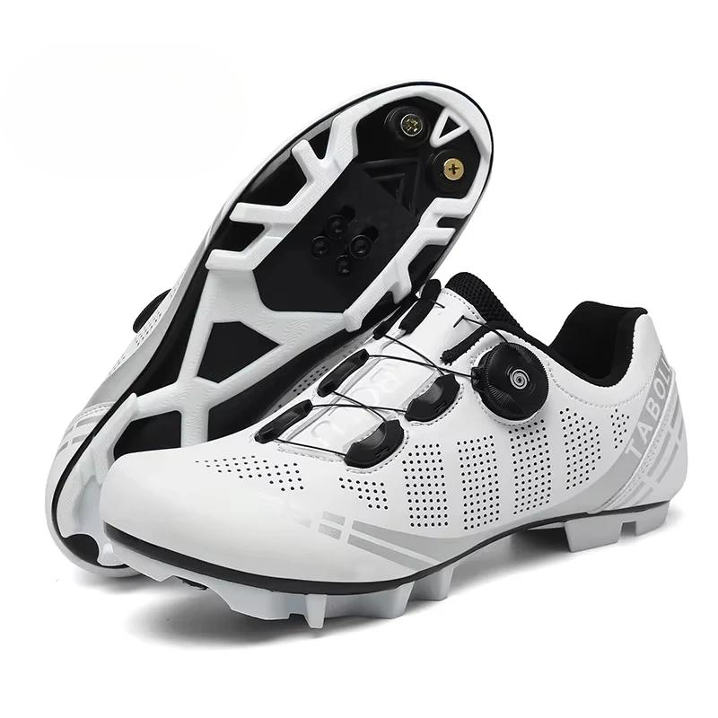 Cycling Shoes MTB Men Self-Locking Road Bike Shoes Speed Sneakers Racing Riding Boots Women SPD Pedal Mountain Bicycle Footwear