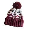 Retro Knitting Trendy High Top Beanie Warmth Comfort Autumn Winter Hat Female
