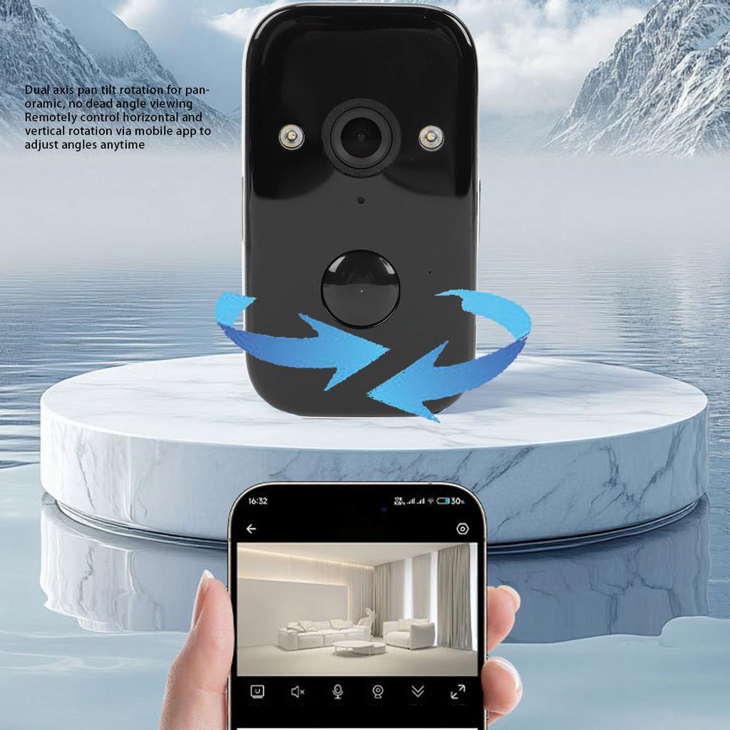 2K Pan Tilt Security Camera 1080P HD WiFi Wireless AI Motion Detection Home Security Camera for Indoor Outdoor