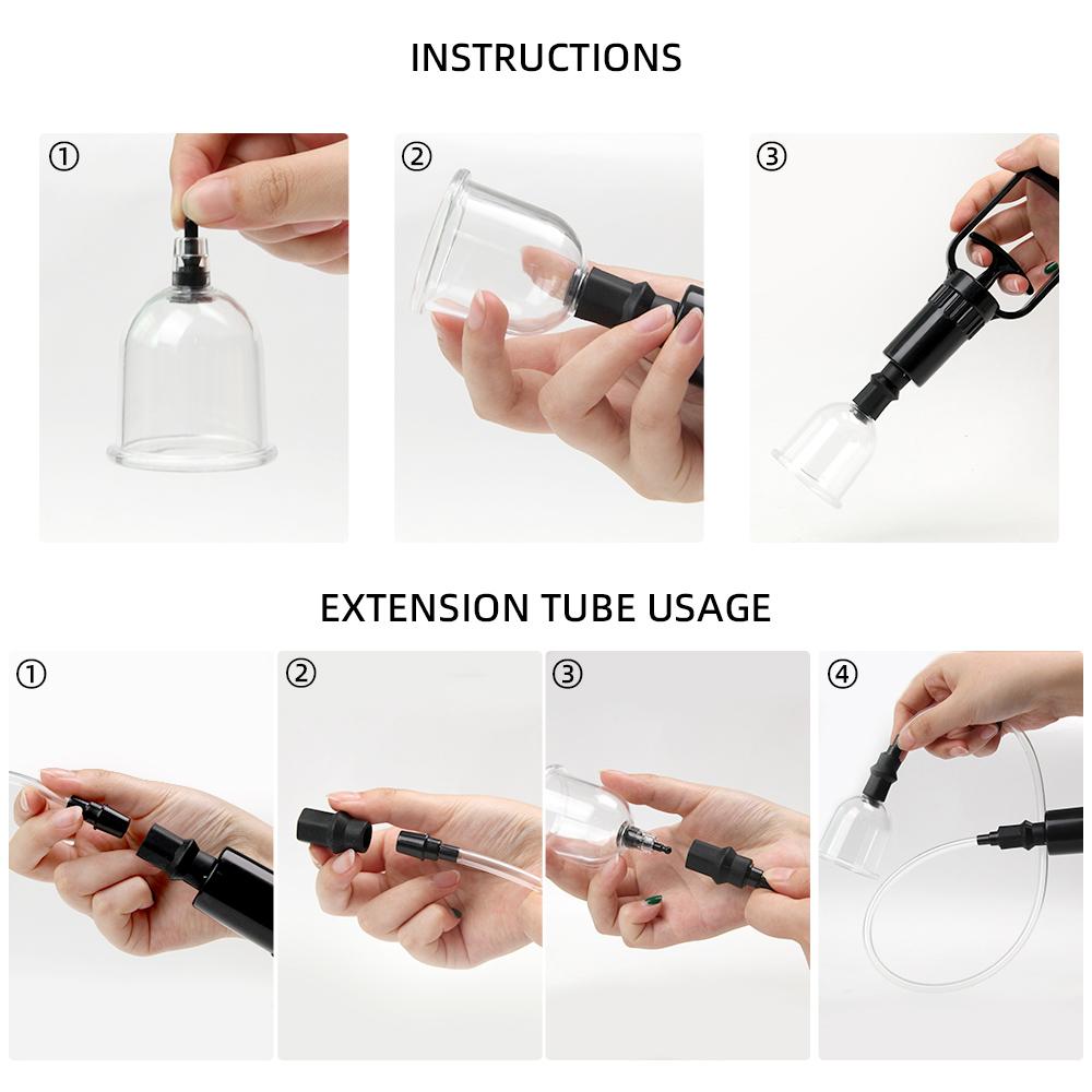 Vacuum Pump Sucker Breast Nipple Sucker Sexy Breast Massage Clip Enhancement Breast Enlarger Sex Toys For Adults/Women Supplies