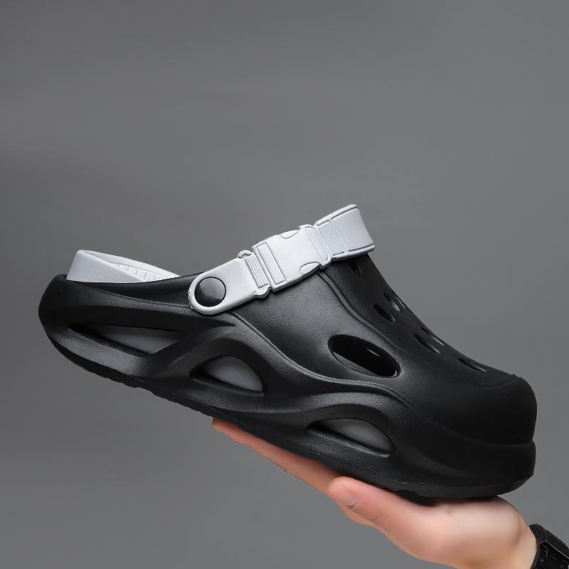 Fashion Men's Outdoor Slippers Sandals Beach Comfortable Slides Soft Clogs Men Casual Garden Shoes NEW Men Women Beach Sandals Slippers