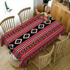 1pc Tablecloth, Vintage, Bohemian Tablecloth, Rectangle - Tablecloth For Dining Room, Office, Writing Table, Home Decor, Kitchen