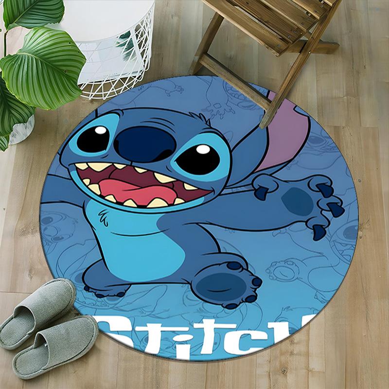 1pc S-Stitch18 Carpet, Round Rug, Comfortable, Suitable for Entryways, Living Rooms, Office, And Bedrooms, Christmas Decoration