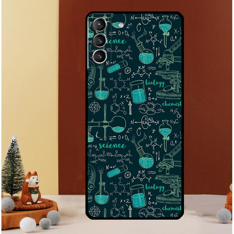 Biology and Chemistry Case For Samsung Galaxy S24 S26 Ultra S22 S23 S25 Ultra S20 S21 Plus S10 S25 FE Cover Funda