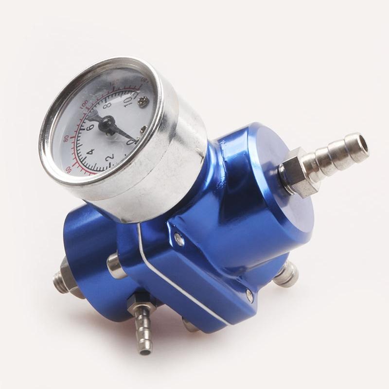 Adjustable Racing Fuel Pressure Regulator With Gauge Fuel Supercharger
