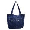Retro Artistic Denim Tote Bag - Women's Large Capacity Lightweight Student School Bag, 2025 Edition