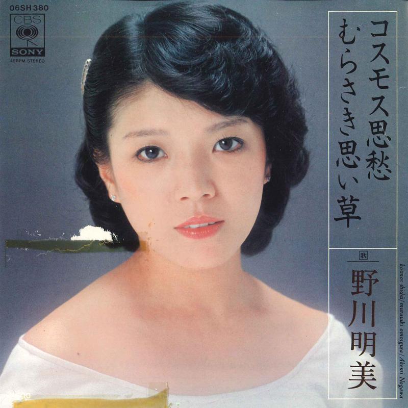 

7-дюймовая пластинка AKEMI NOGAWA - Cosmos Thoughts / Murasaki Thoughts 06SH380 CBS SONY 1978 Япония Поп Б/у